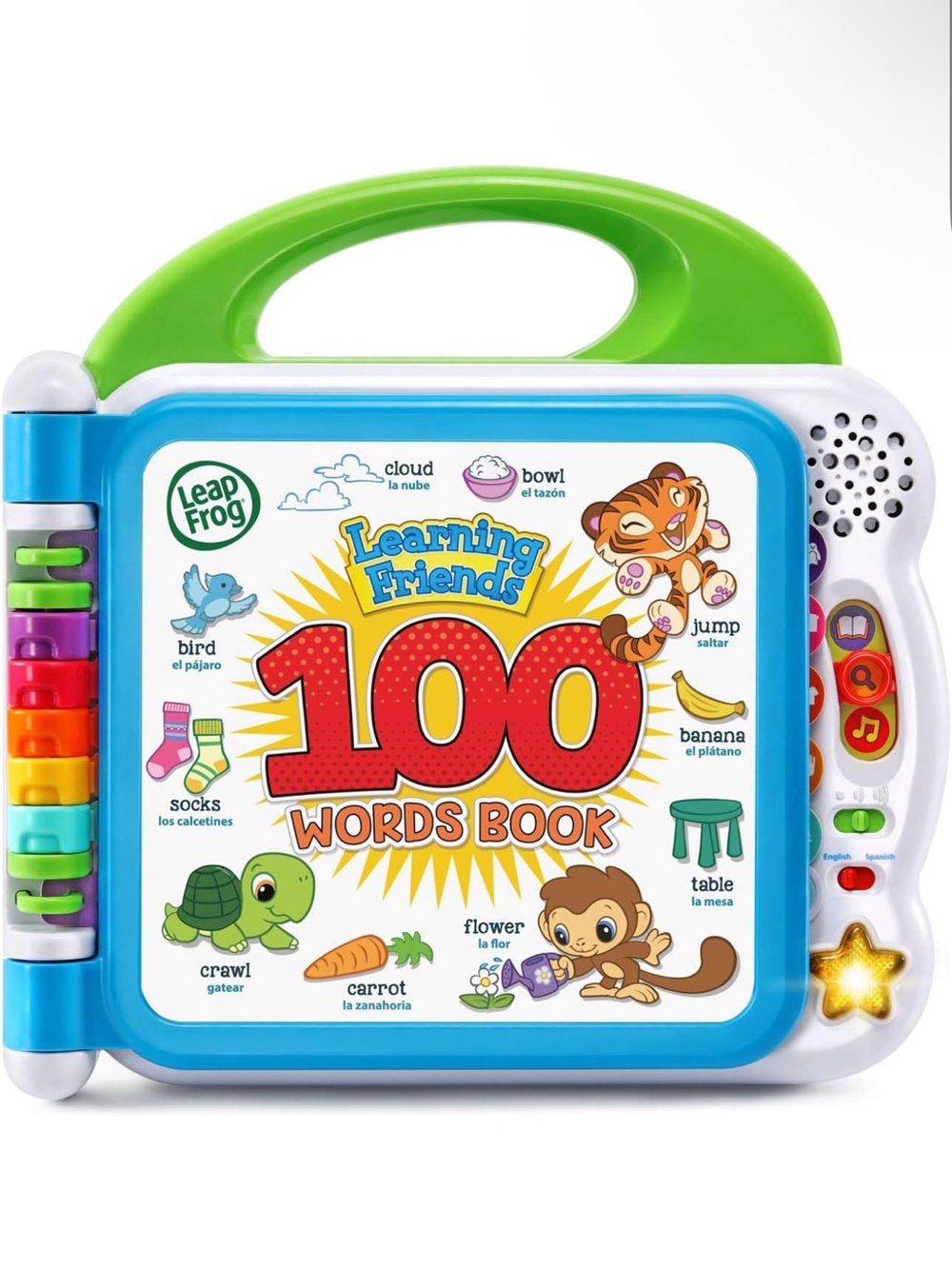 LeapFrog Learning Friends 100 Words Book - English and Spanish
